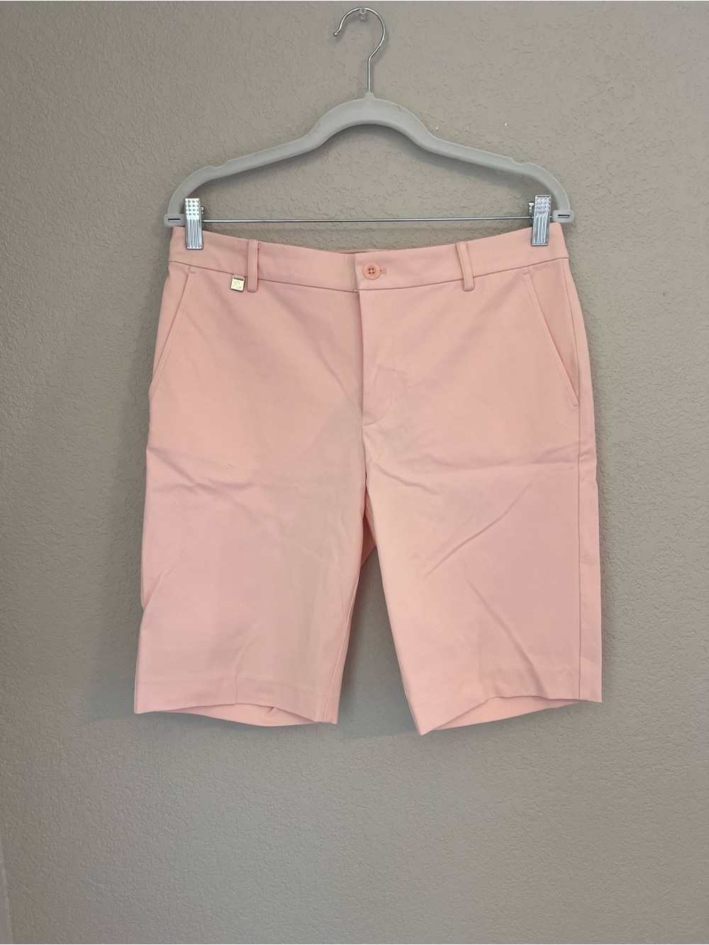 Ralph Lauren Light Pink Flat-Front Women's Shorts